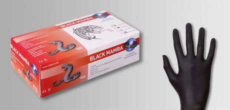 Black Mamba, Unigloves, Latexhandschuh schwarz